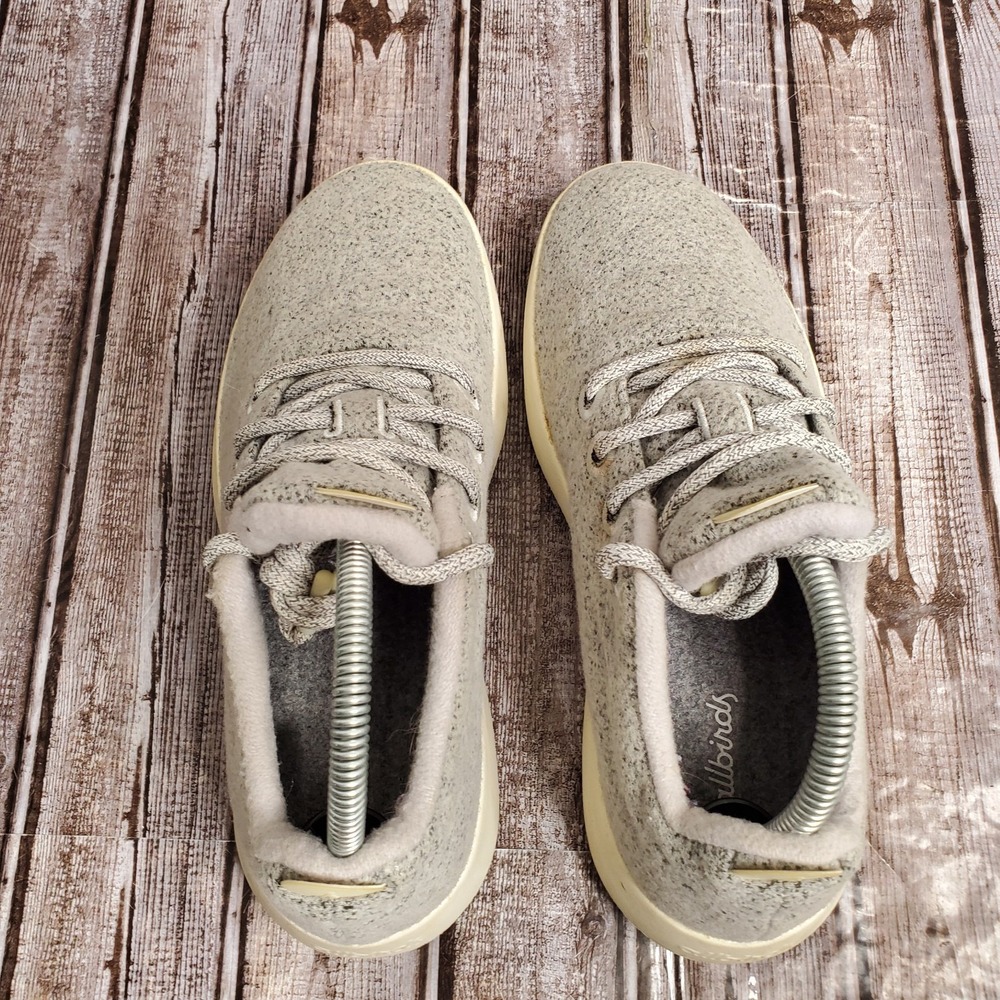 Allbirds Womens Wool Runner Mizzle Light Gray White Size 9 - Picture 8 of 15